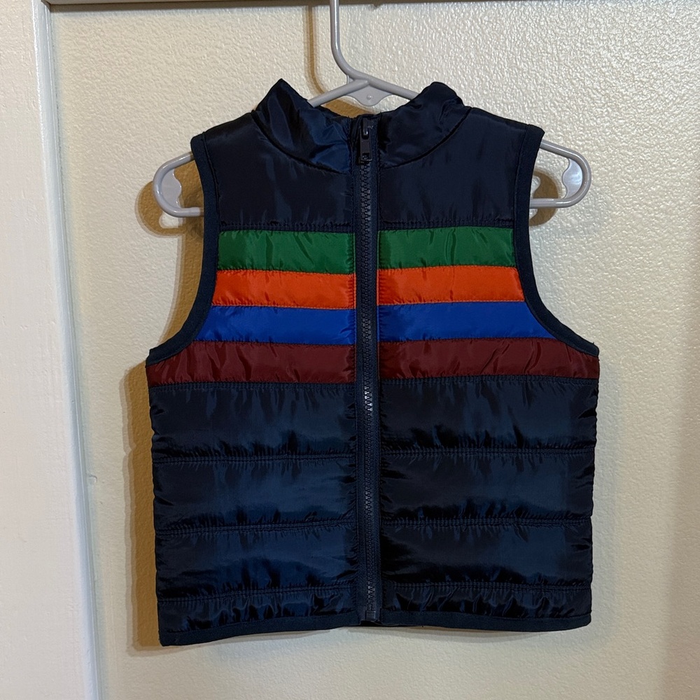 Wonder Nation Navy Puffer Vest
